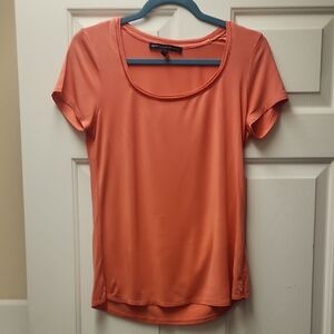 White House Black Market Coral Short Sleeve Tee